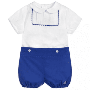 PETER PAN COLLAR SUMMER SUIT FOR LITTLE BOYS