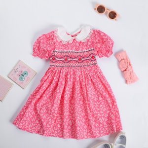 HAND MADE EMBROIDERED DRESS FOR BABY GIRL