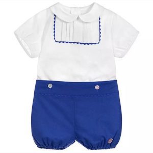 PETER PAN COLLAR SUMMER SUIT FOR LITTLE BOYS